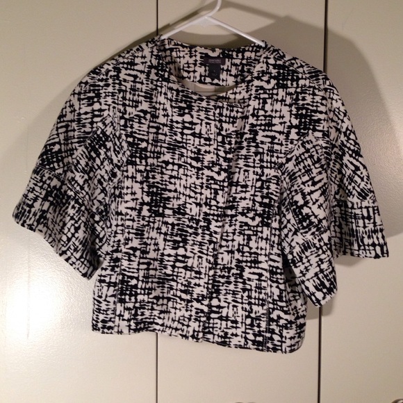 Black and white blazer / jacket