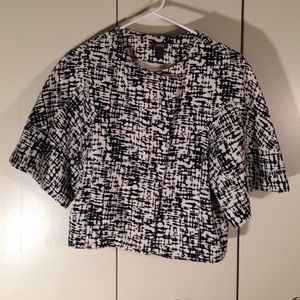 Black and white blazer / jacket