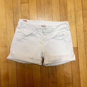 True Religion White Shorts