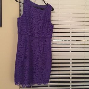 Purple. Lace. Jcrew dress!