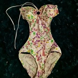 Halter One-Piece Swimsuit