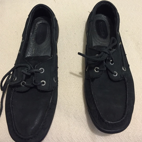 Black sperrys
