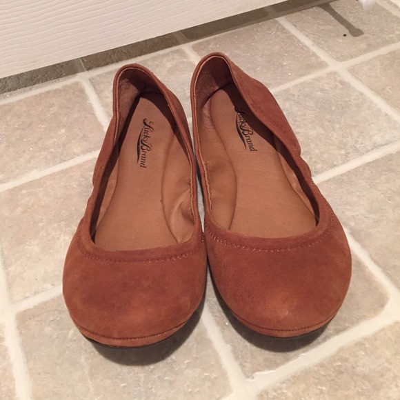 Leather ballet flats