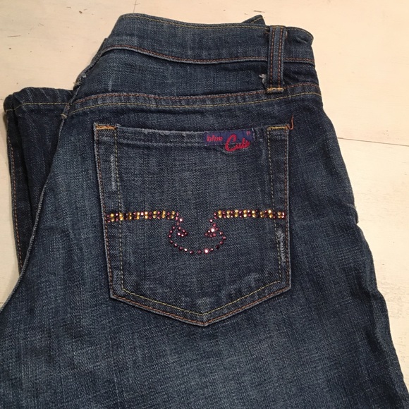 Blue Cult embellished pocket jeans - size 28 - Picture 2 of 3