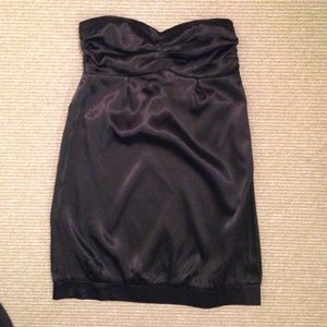 Sweetheart black cocktail dress