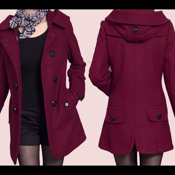 Brand new maroon coat