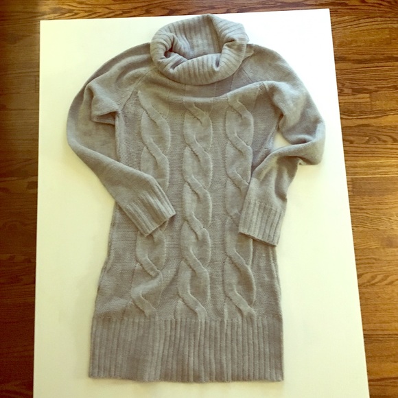 Forever 21 Cowl-neck Sweater Cable Knit Dress