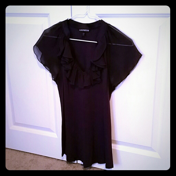 Express purple blouse