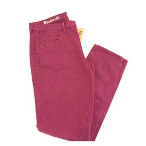 Madewell color denim - skinny jeans