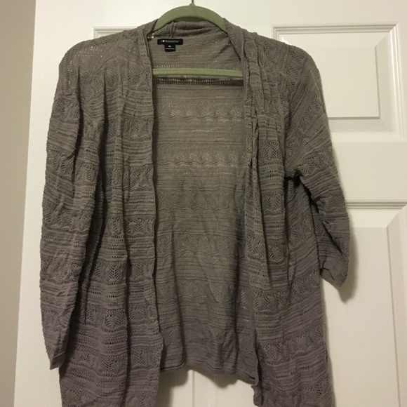 Grey cardigan