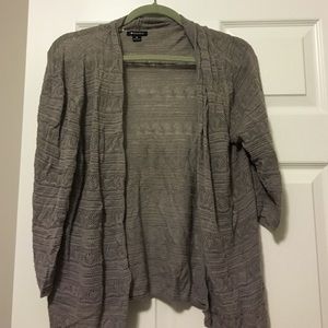 Grey cardigan