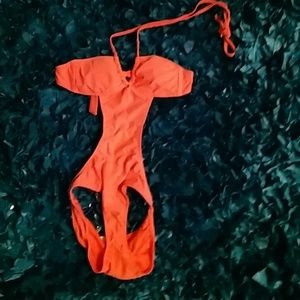 Halter One-Piece Swimsuit