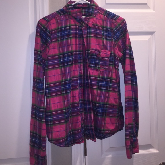 Abercombie and Fitch flannel