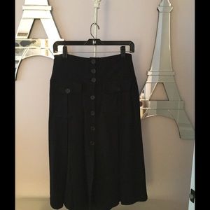 Banana Republic flare skirt.