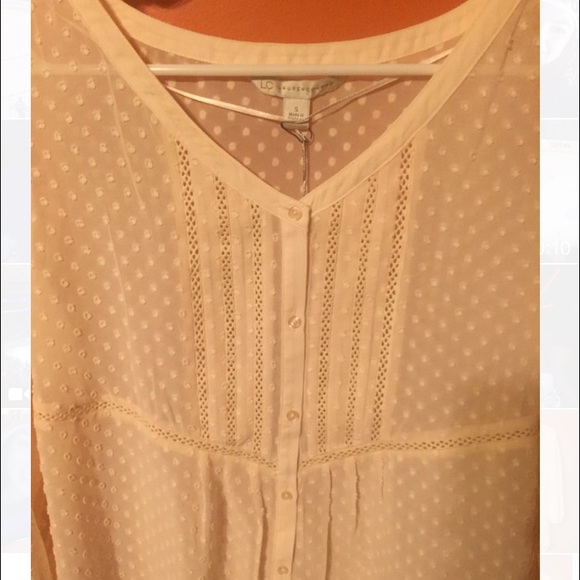 LCLauren Conrad sheer Blouse - Picture 3 of 3