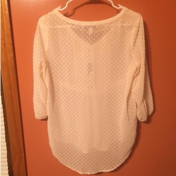 LCLauren Conrad sheer Blouse - Picture 2 of 3