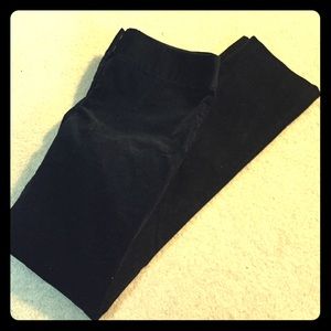 LAST CHANCE: Black velvet skinny pants