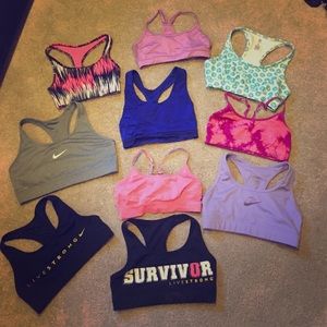 Sports bras!! 7 dollars each! THEY WILL SELL FAST!