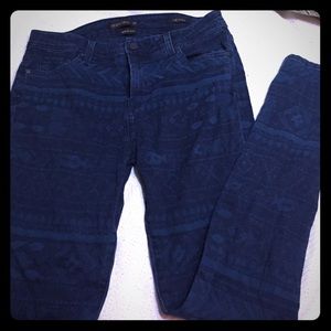 Genetic denim patterned skinny jeans sz 29