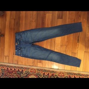 Mother High Waisted Looker Denim in Pale Rider