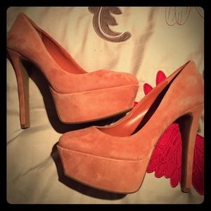 Jessica Simpson suede high heels