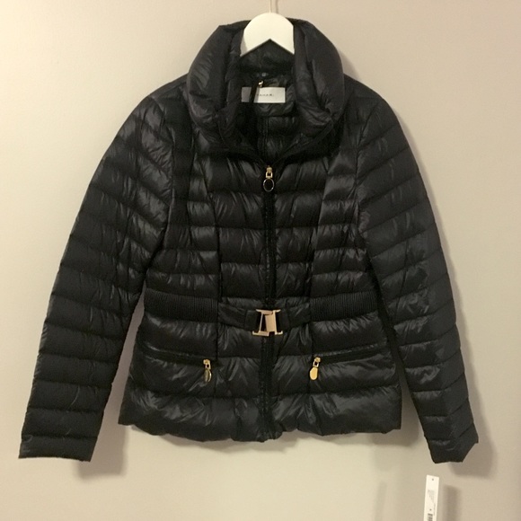 Tahari Jackets & Blazers - TAHARI Black Down Coat