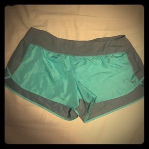 VS PINK Grey and Teal Jogging Shorts szL