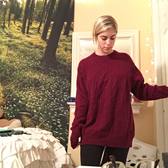 Maroon Sweater