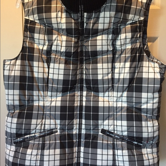 Tommy Hilfiger Down Puffy Plaid Vest