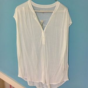 Madewell white sleeveless top