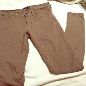 Skinny tan denim jeans sz 11