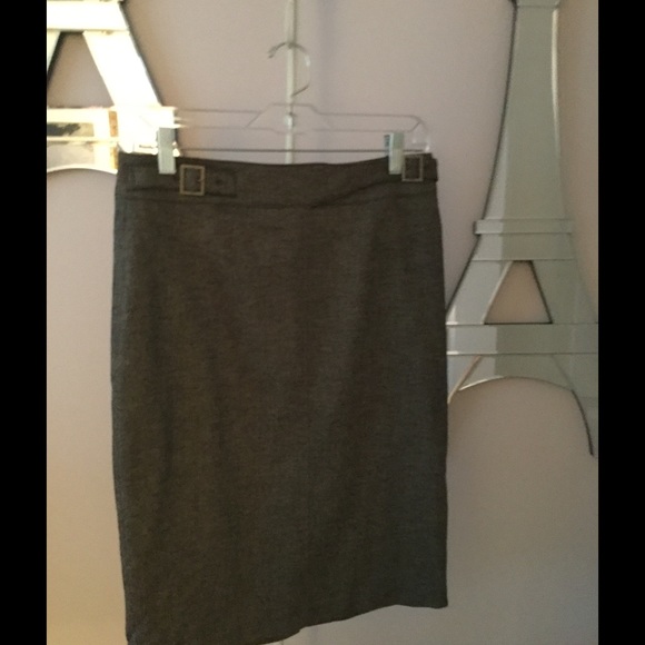 Ann Taylor pencil skirts with buckle.