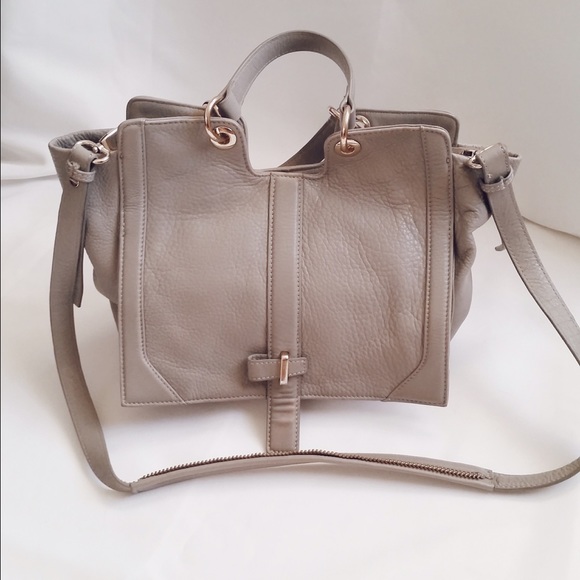 Kelsi Dagger Chelsea Top Handle Gray Satchel