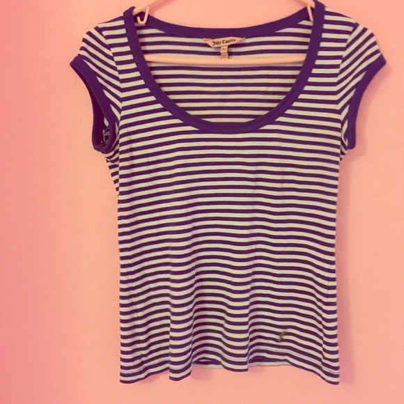 Juicy couture women's striped top