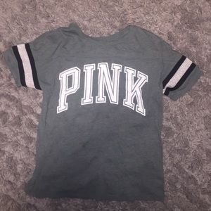 Victoria's Secret PINK tshirt, olive green