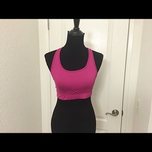 NWOT Pink/Gray Reversible Sports Bra