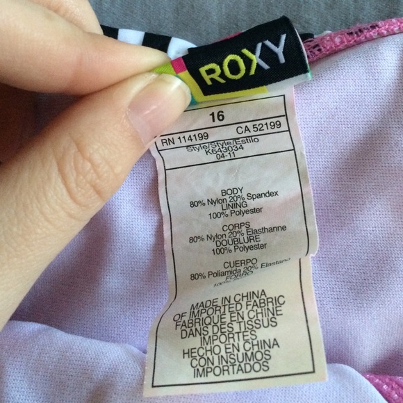 💕Roxy Pink Bathing Suits Set💕 - Picture 3 of 4