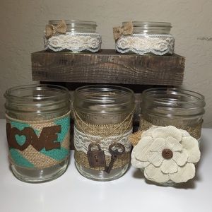 Mason jars for @Clbooth91