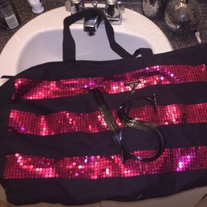 VS BAG PINK SPARKLE