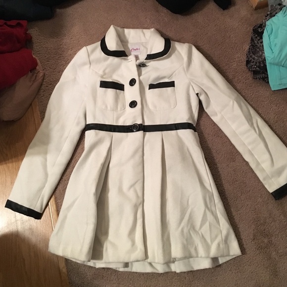 Fleece peacoat