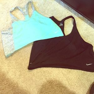 Two Nike crop tops!