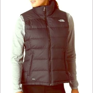 Women's Black North Face Puffer Vest