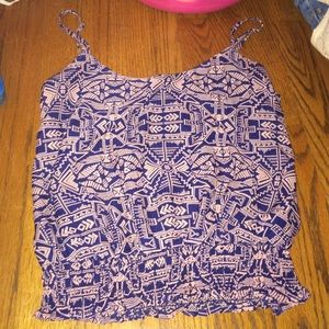Tribal print camisole