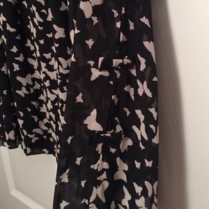 LC Lauren Conrad Tops - Black & White Butterfly Top LC Lauren Conrad Tops - Black & White Butterfly Top