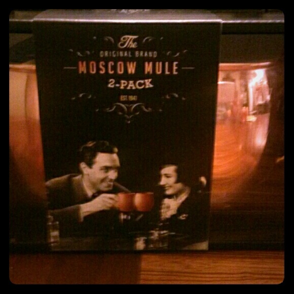 Moscow mule copper mugs