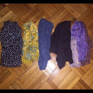 Bundle for @specialk LOT of Scarves & NW Dress