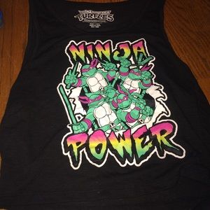 Ninja turtles cropped tee