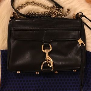 Rebecca Minkoff Mini Mac Crossbody Bag, black