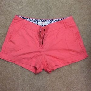 J Crew Chino Shorts - Salmon