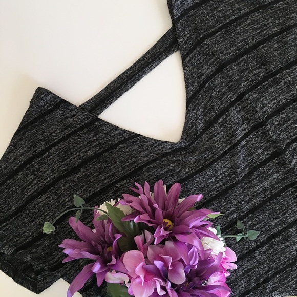 Forever 21 Tops - Gray Striped Top